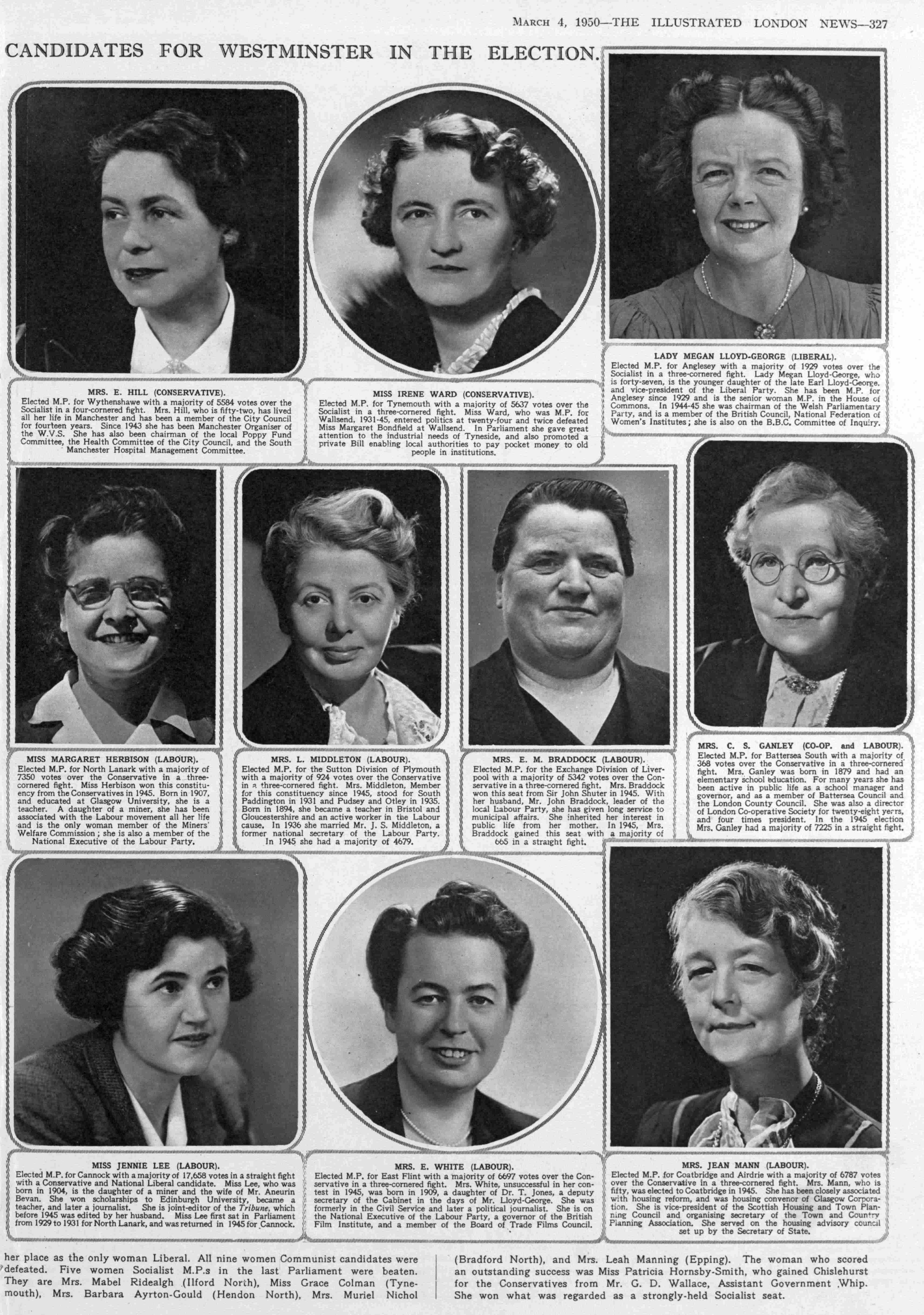 more women mps